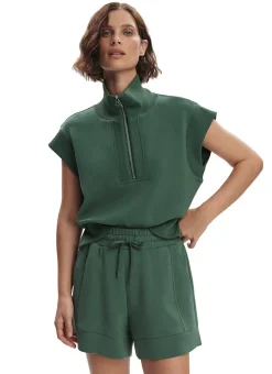 Varley Kelly Half Zip Sweater Top