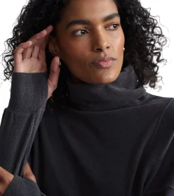 Varley Rainer Roll Neck Brushed Rib Jumper