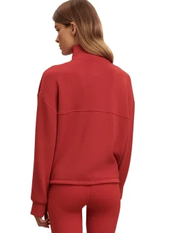 Varley Sian Cropped Half Zip Midlayer Pullover