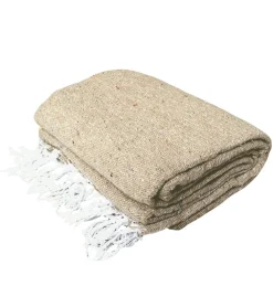 West Path Solid Color Mexican Yoga Blanket