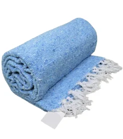 West Path Solid Color Mexican Yoga Blanket