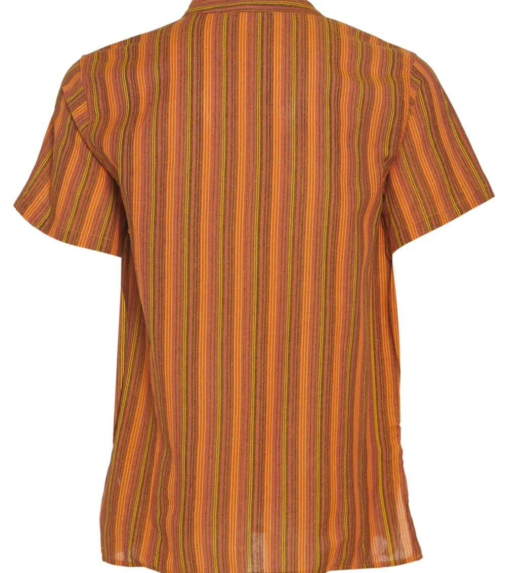 Yak & Yeti Men's Striped Short Sleeve Kurta