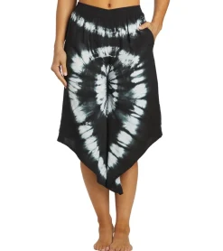 Yak & Yeti Tie Dye Cropped Bohemian Style Pants
