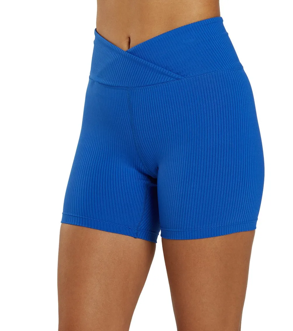 Year of Ours Ribbed V Waist Biker Shorts