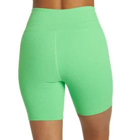 Year of Ours Ribbed V Waist Biker Shorts