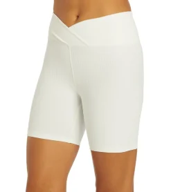 Year of Ours Ribbed V Waist Biker Shorts