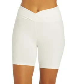Year of Ours Ribbed V Waist Biker Shorts