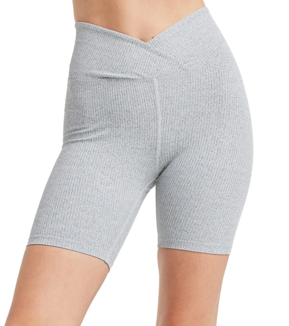 Year of Ours Ribbed V-Waist Biker Short